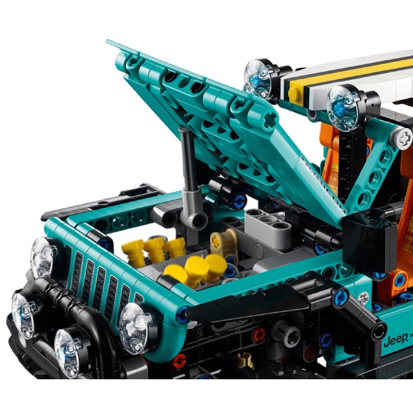 ასაწყობი კონსტრუქცია Lego 42227 Technic, Jeep Wrangler Rubicon SUV, Prefabricated Construction