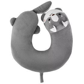 კისრის ბალიში Ardesto ART3034NEP Cat, Neck Pillow, Grey