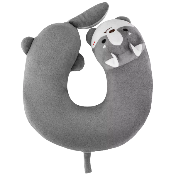 კისრის ბალიში Ardesto ART3034NEP Cat, Neck Pillow, Grey