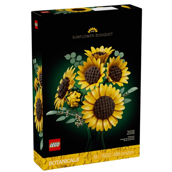 ასაწყობი კონსტრუქცია Lego 11502 Botanicals, Sunflower Bouquet, Prefabricated Construction