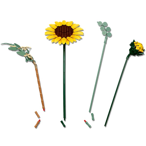 ასაწყობი კონსტრუქცია Lego 11502 Botanicals, Sunflower Bouquet, Prefabricated Construction