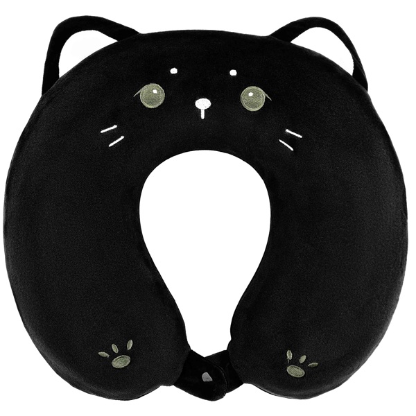 Neck Pillow Ardesto ART3033NEP Cat, Black