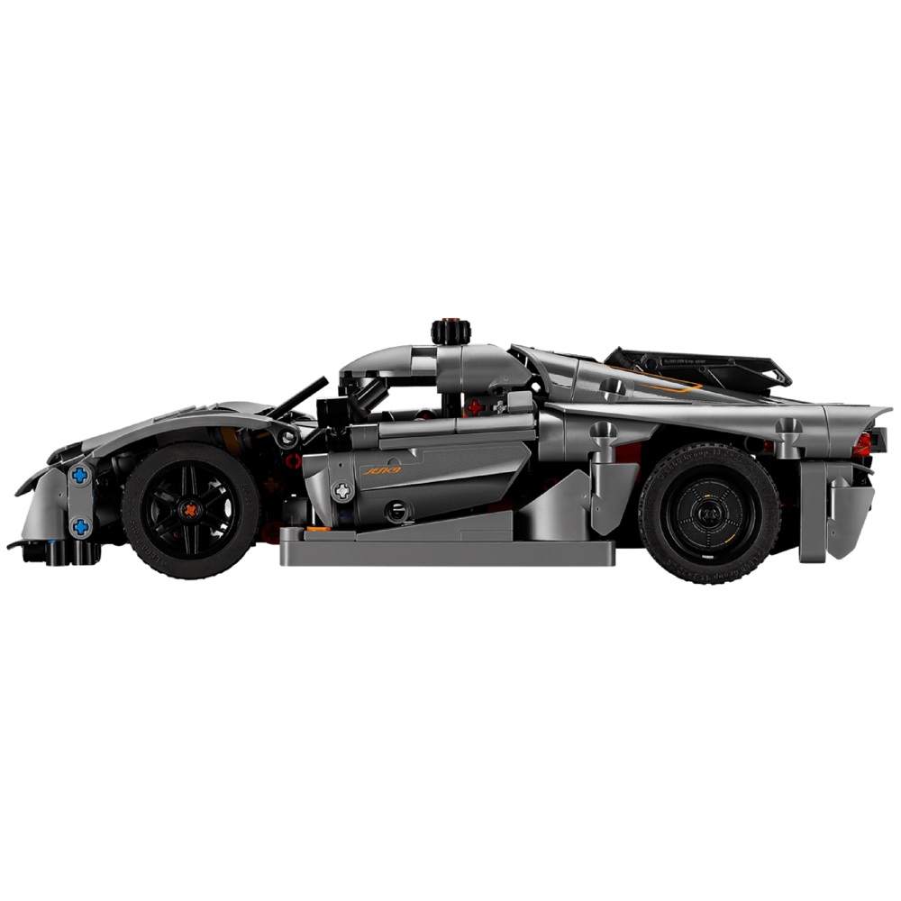 ასაწყობი კონსტრუქცია Lego 42173 Technic, Koenigsegg Jesko Absolut Grey Hypercar, Prefabricated Construction