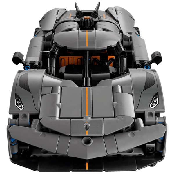 ასაწყობი კონსტრუქცია Lego 42173 Technic, Koenigsegg Jesko Absolut Grey Hypercar, Prefabricated Construction