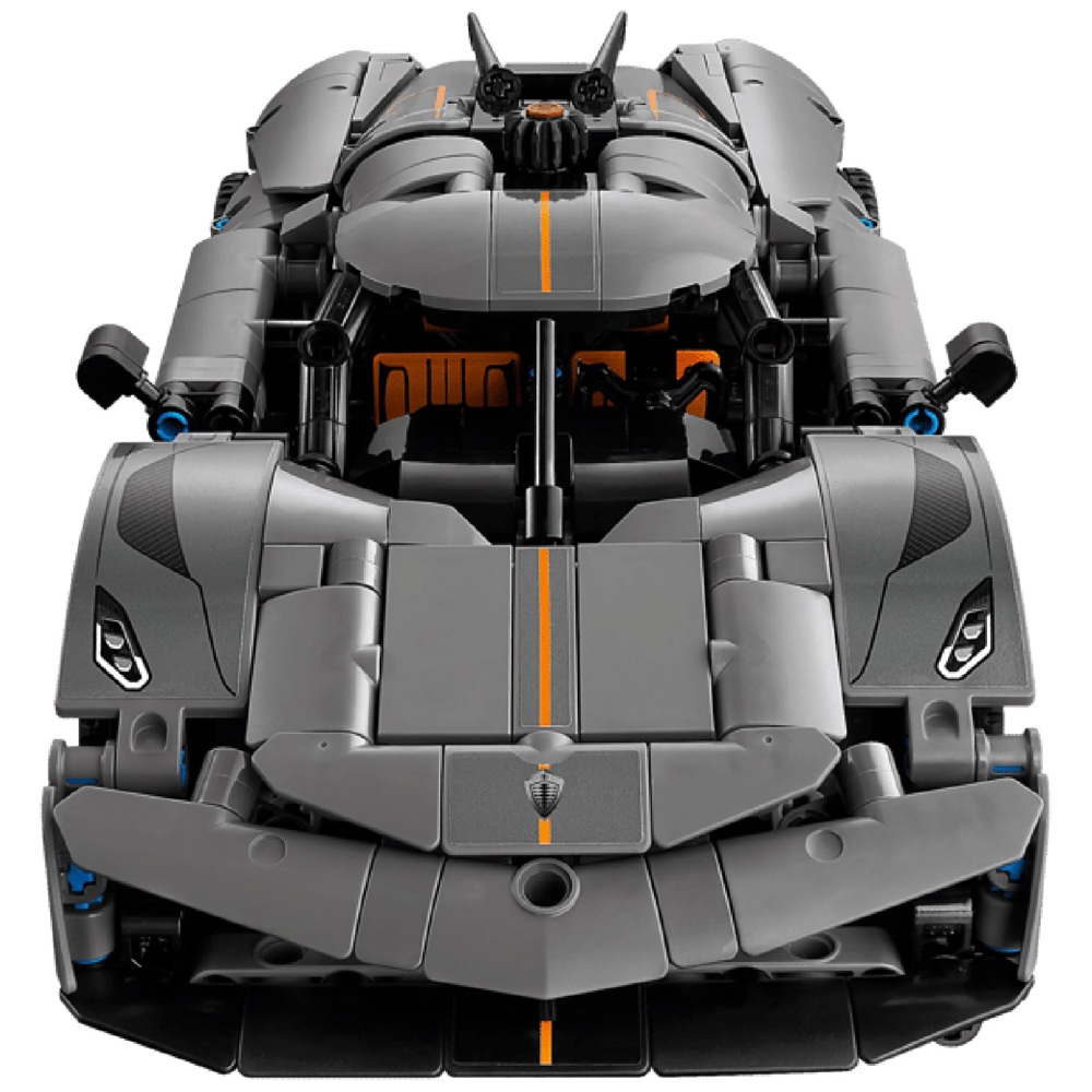 ასაწყობი კონსტრუქცია Lego 42173 Technic, Koenigsegg Jesko Absolut Grey Hypercar, Prefabricated Construction