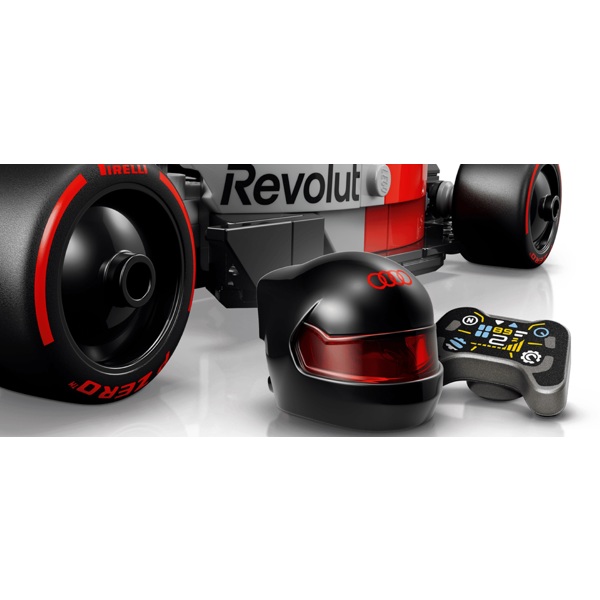 ასაწყობი კონსტრუქცია Lego 77259 Speed Champions, Audi Revolut F1 Team R26 Race Car, Prefabricated Construction