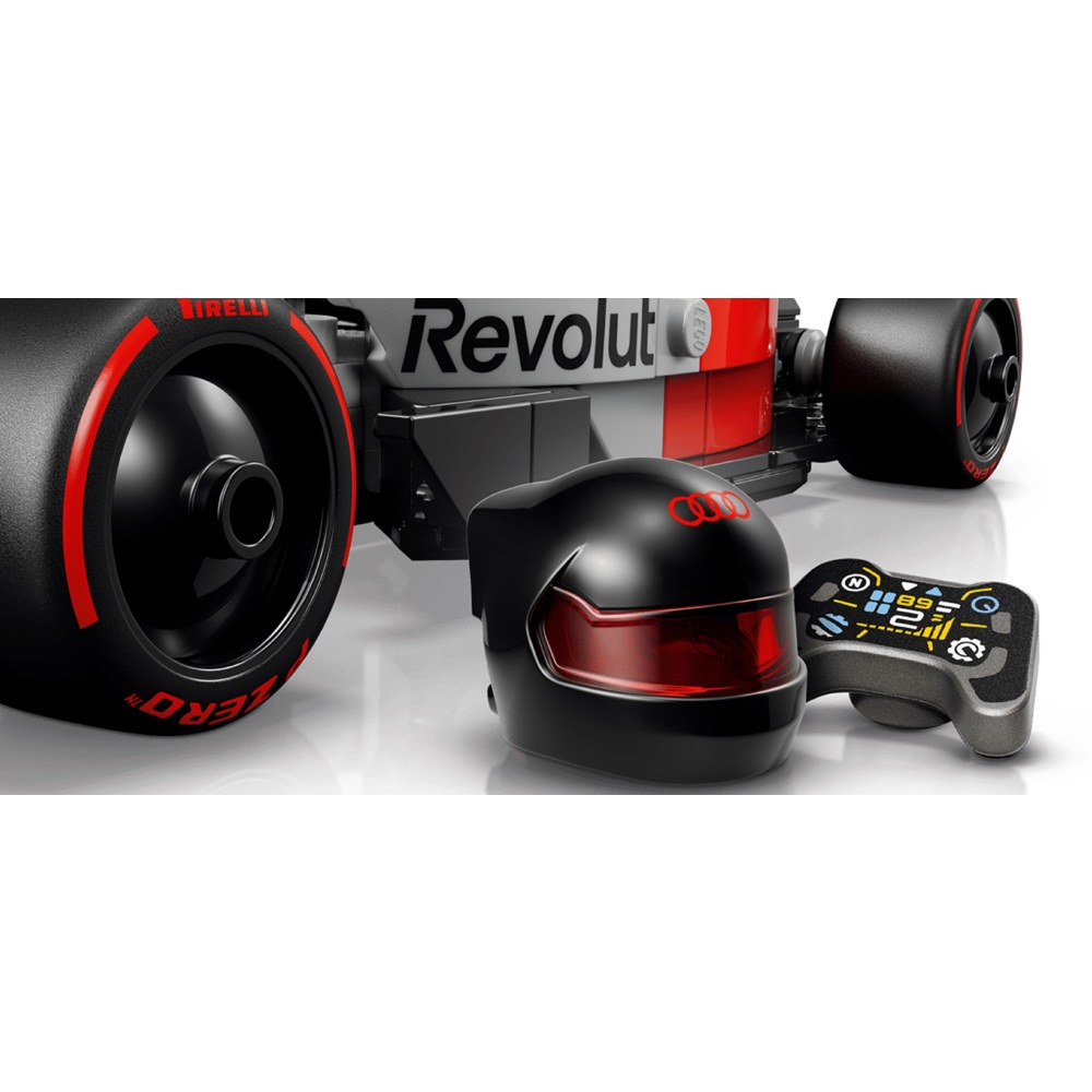 ასაწყობი კონსტრუქცია Lego 77259 Speed Champions, Audi Revolut F1 Team R26 Race Car, Prefabricated Construction