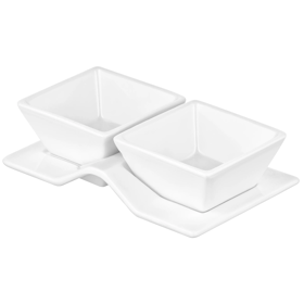 Set For Snack Ardesto AR3750, 3pcs, White