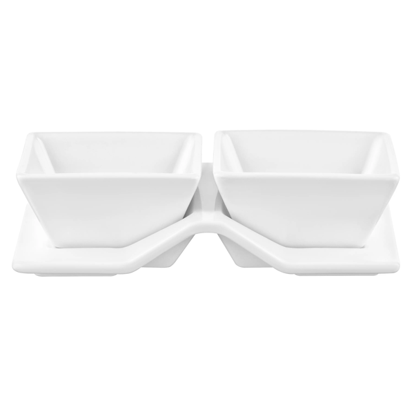 თასების ნაკრები Ardesto AR3750, 3pcs, Set For Snack, White