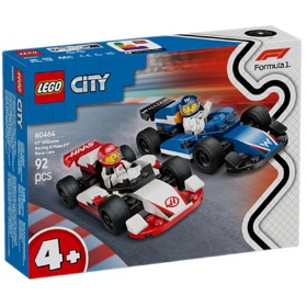 ასაწყობი კონსტრუქცია Lego 60464 City, F1 Williams Racing & Haas F1 Race Cars, Prefabricated Construction