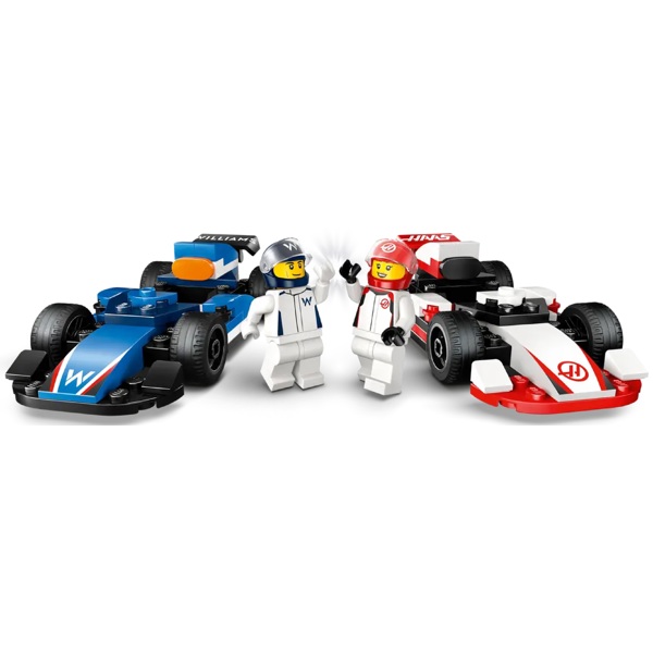 ასაწყობი კონსტრუქცია Lego 60464 City, F1 Williams Racing & Haas F1 Race Cars, Prefabricated Construction