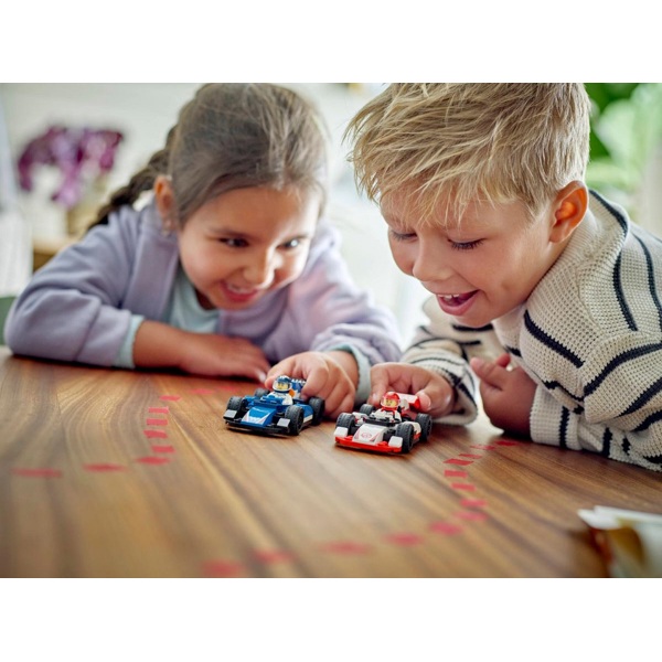 ასაწყობი კონსტრუქცია Lego 60464 City, F1 Williams Racing & Haas F1 Race Cars, Prefabricated Construction