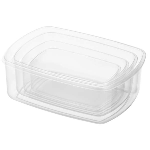 Set Of Food Storage Containers Ardesto AR1312P Fresh, 4Pcs, Pink