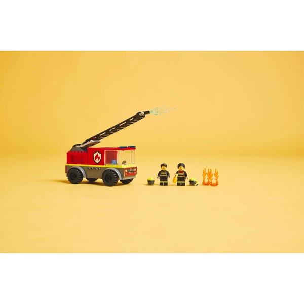 ასაწყობი კონსტრუქცია Lego 60463 City, Fire Ladder Truck, Prefabricated Construction
