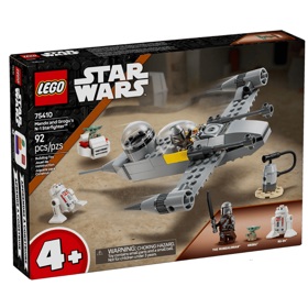 ასაწყობი კონსტრუქცია Lego 75410 Star Wars, Mando and Grogu's N-1 Starfighter, Prefabricated Construction
