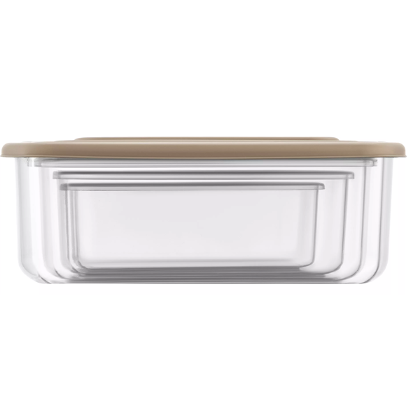 Set Of Food Storage Containers Ardesto AR1312B Fresh, 4Pcs, Beige