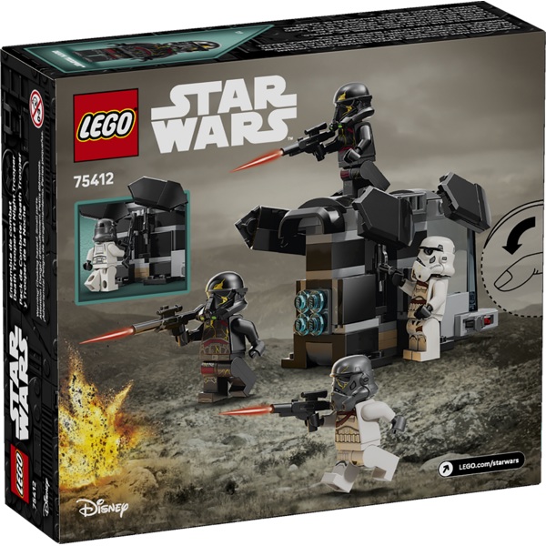 ასაწყობი კონსტრუქცია Lego 75412 Star Wars, Death Trooper & Night Trooper Battle Pack, Prefabricated Construction