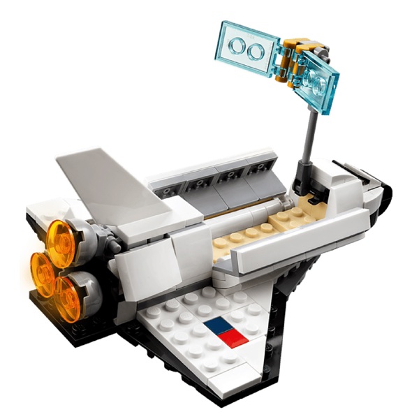 ასაწყობი კონსტრუქცია Lego 31134 Creator 3-in-1, Space Shuttle, Prefabricated Construction