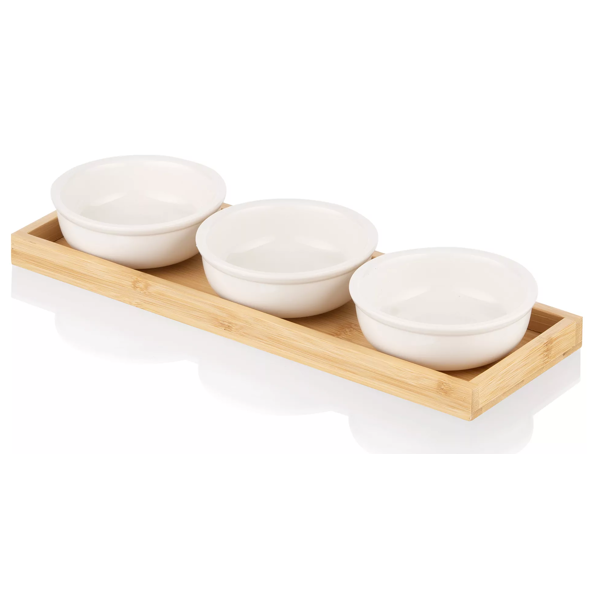 Set Of Sauceboats Ardesto AR0924S Midori, 3pcs, White