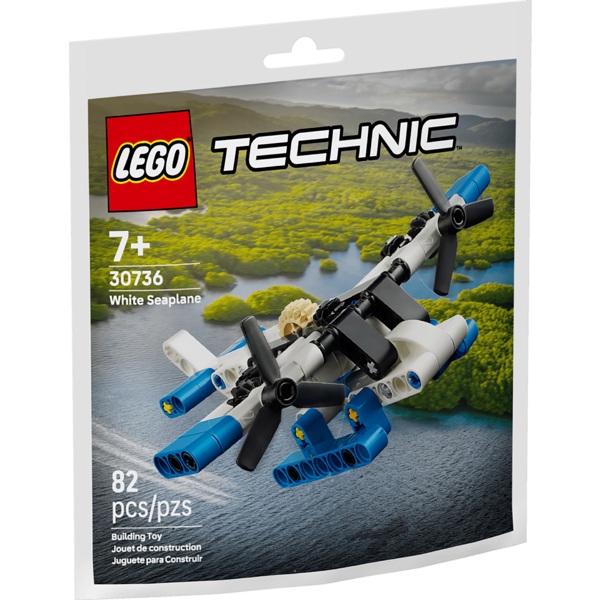 ასაწყობი კონსტრუქცია Lego 30736 Technic, White Seaplane, Prefabricated Construction