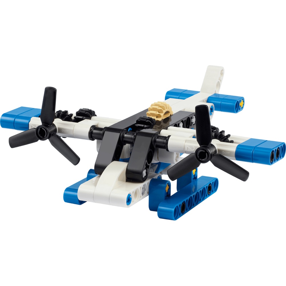 Prefabricated Construction Lego 30736 Technic, White Seaplane