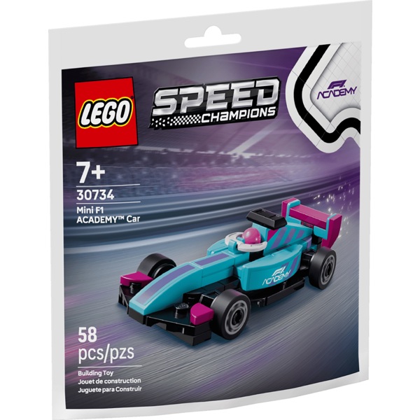 ასაწყობი კონსტრუქცია Lego 30734 Speed Champions, F1 ACADEMY, Prefabricated Construction