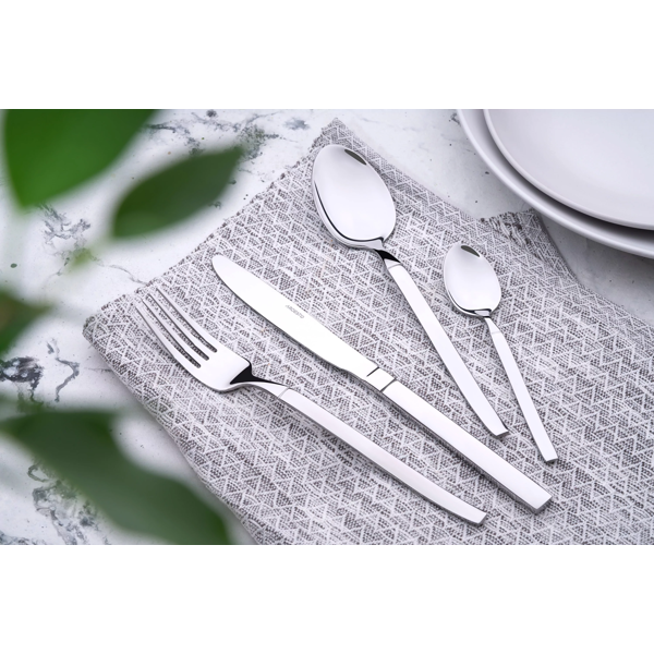 დანა ჩანგლის ნაკრები Ardesto AR1924LCS Gemini Lucca, 24pcs., Cutlery Set, Stainless Steel