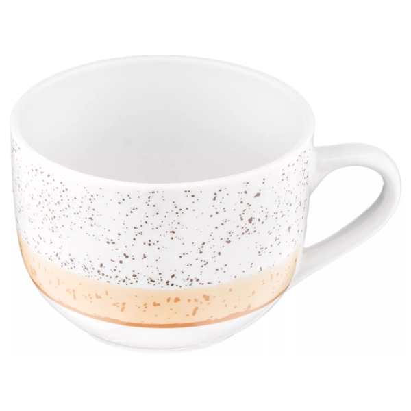 ჭიქა Ardesto AR2950SBG Siena, 0.5L, Mug, White/Yellow