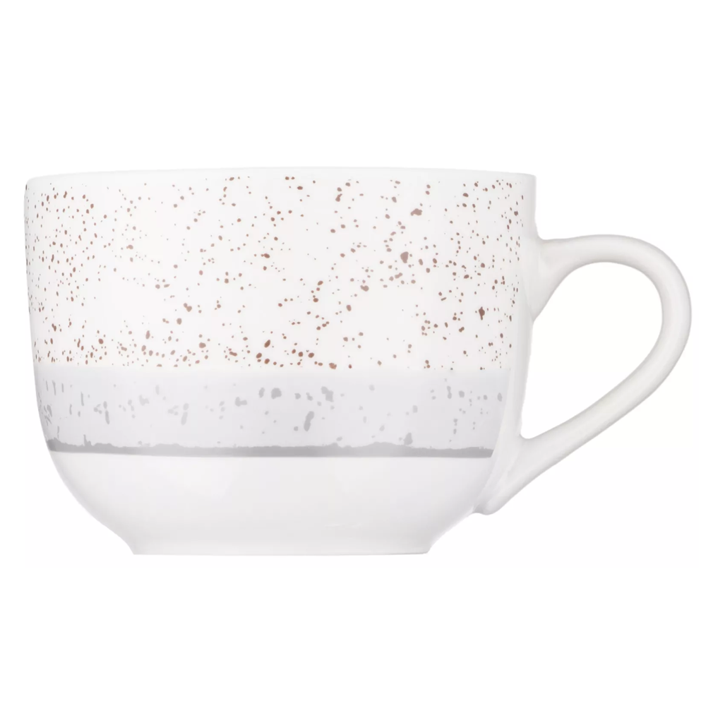 ჭიქა Ardesto AR2950SW Siena, 0.5L, Mug, White/Grey