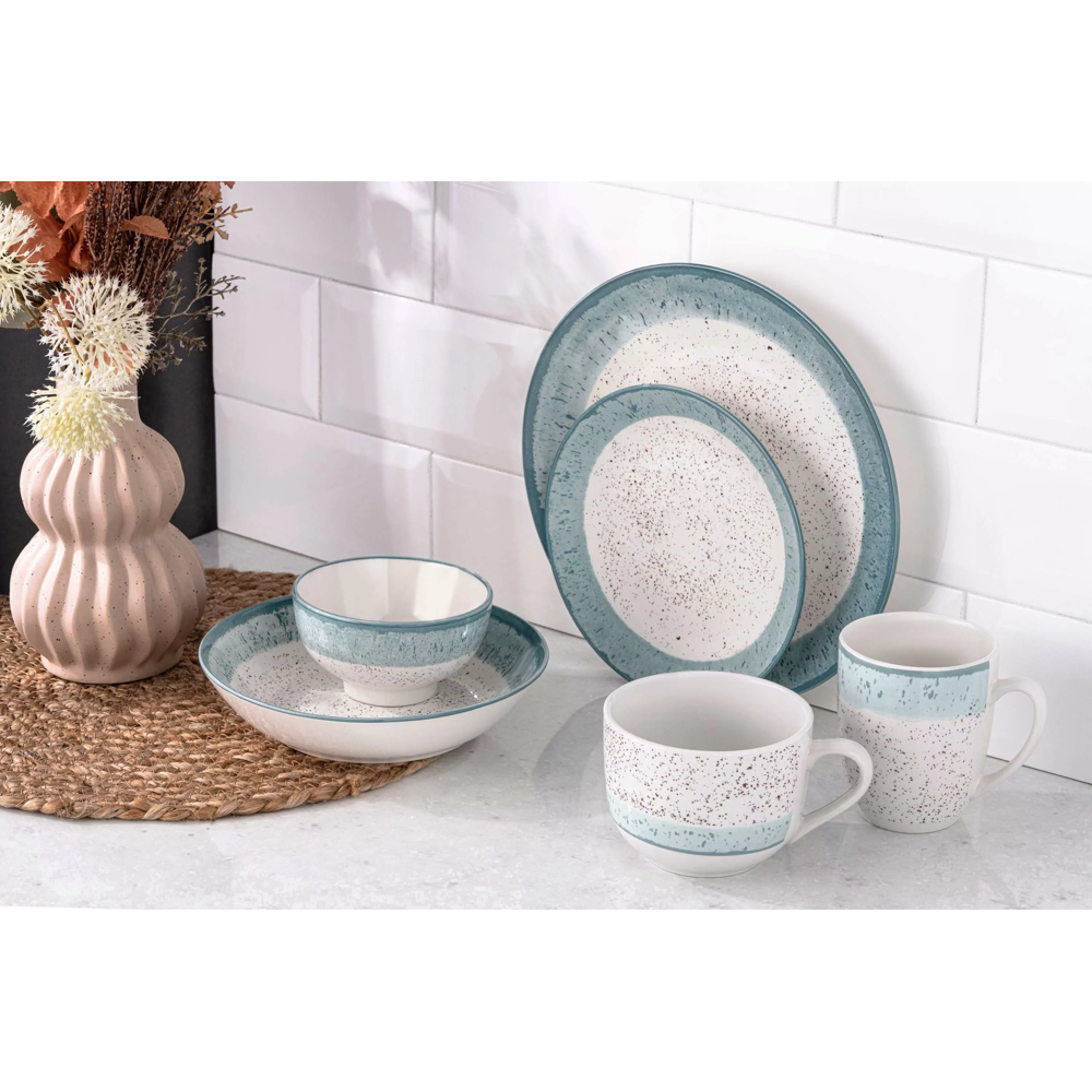 Mug Ardesto AR2950SWB Siena, 0.5L, White/Blue