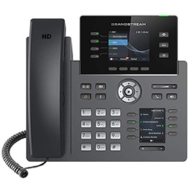 სტაციონარული ტელეფონი GRANDSTREAM GRP2614, IP Phone, 4 SIP, 4 lines, POE, Black