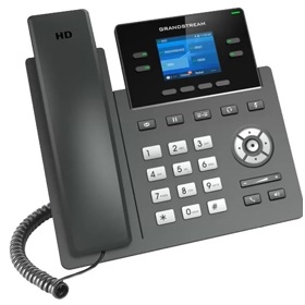 სტაციონარული ტელეფონი GRANDSTREAM GRP2612P, IP Phone, 4 SIP, 4 lines, POE, Black