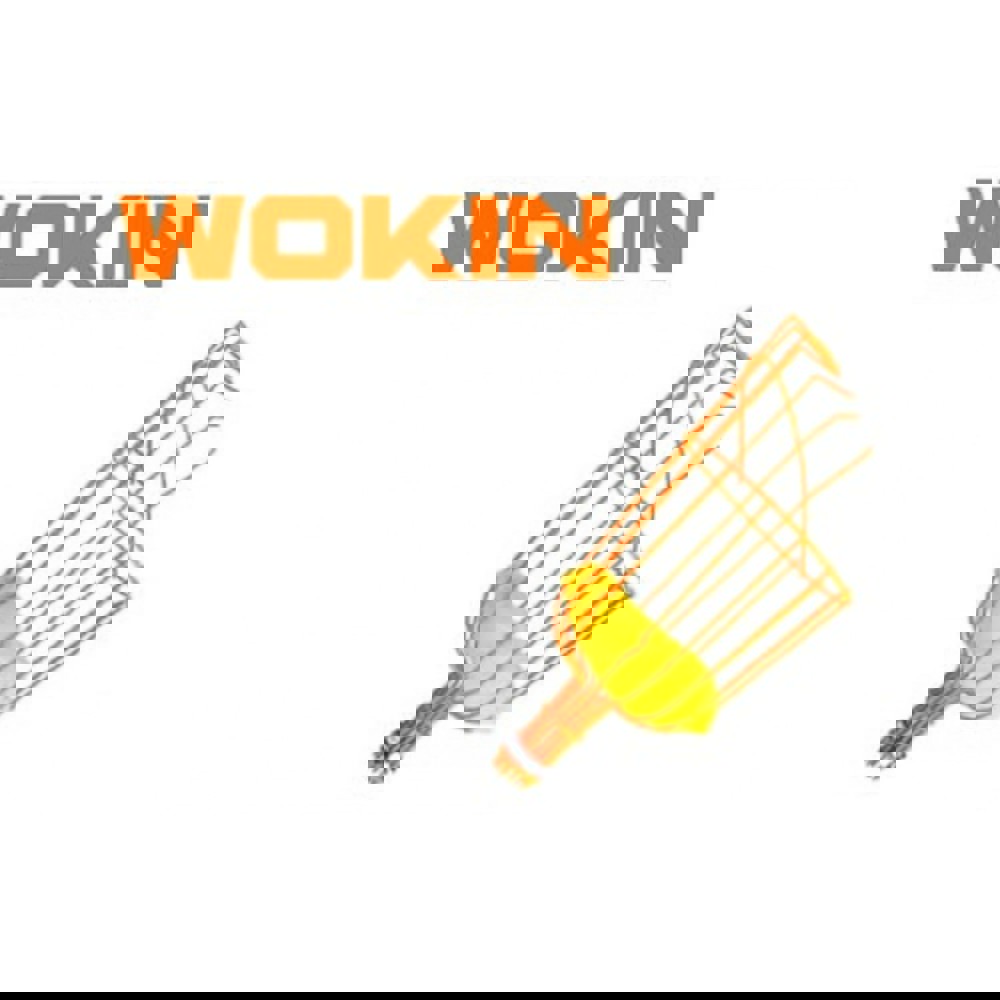 ხილის საკრეფი Wokin 313013 + 313016 TELESCOPIC POLE 200-390CM FRUIT PICKER, Orange