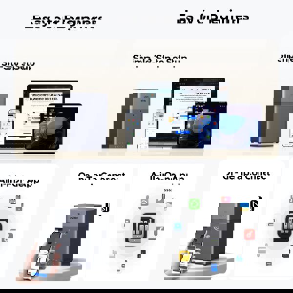 Storage System UGREEN NASync DH4300 Plus (85660), Rockchip A76+A55, 8GB, Diskless, RJ45, USB, Type-C, HDMI, Space Gray