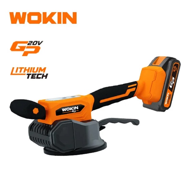 Li-ion Cordless Tile Vibrator Wokin 622910, 20V, Orange