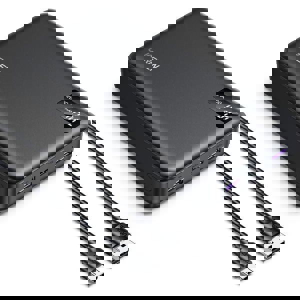 UGREEN PB312 (25683), 20000mAh 22.5W, Type-C, USB, Two-way Power Bank, Black