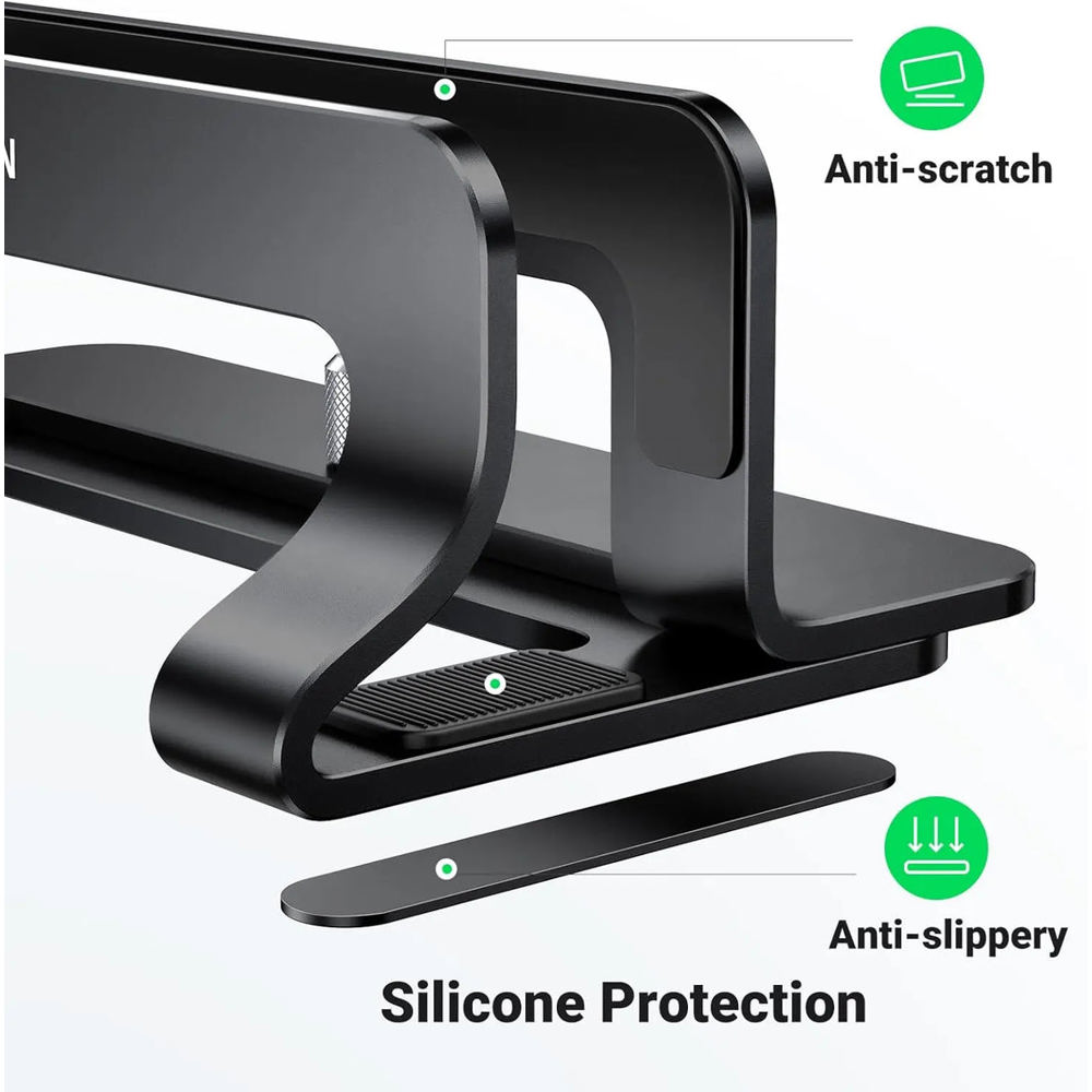 ნოუთბუქის სადგამი UGREEN LP258 (25706), Vertical Laptop Stand, Space Saver