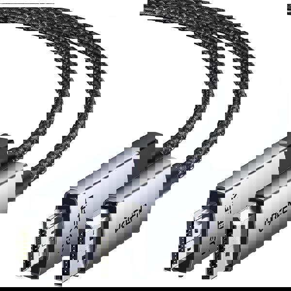 ვიდეო კაბელი UGREEN DP119 (15773), 4K, DisplayPort to HDMI, 1m, Grey/Black