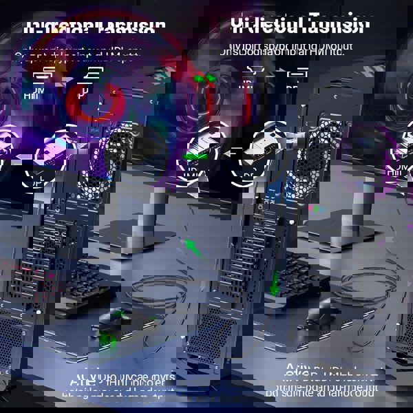 ვიდეო კაბელი UGREEN DP119 (25491), 4K, DisplayPort to HDMI, 3m, Grey/Black