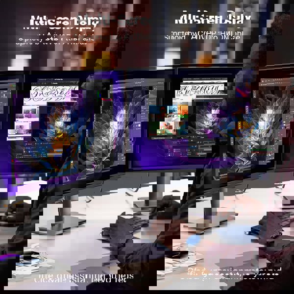 ვიდეო კაბელი UGREEN DP119 (25491), 4K, DisplayPort to HDMI, 3m, Grey/Black