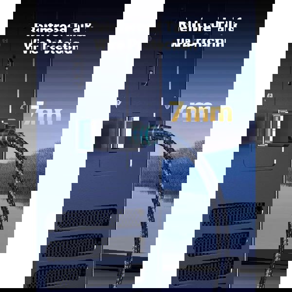 ქსელის კაბელი UGREEN NW153 (80431), CAT8 Patch Cord LAN Cable, 2m, Black