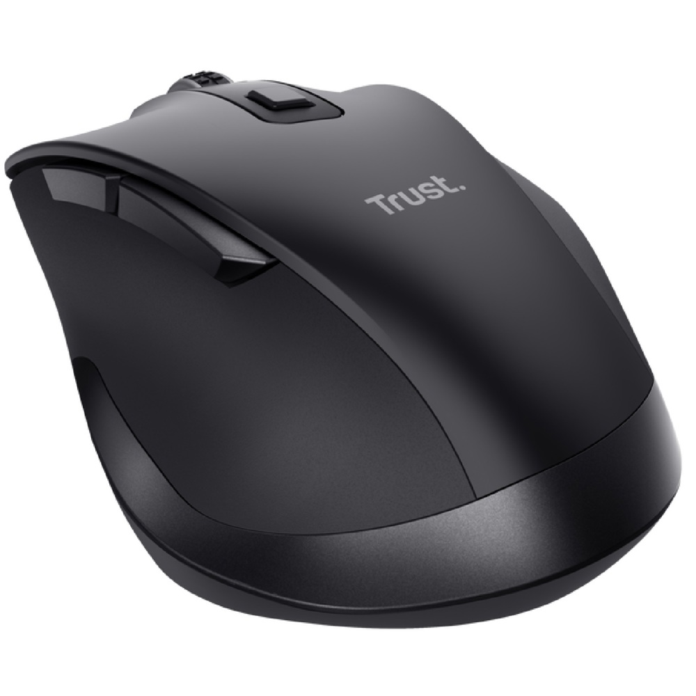 მაუსი Trust 24727 Fyda, Wireless, USB, Gaming Mouse, Black