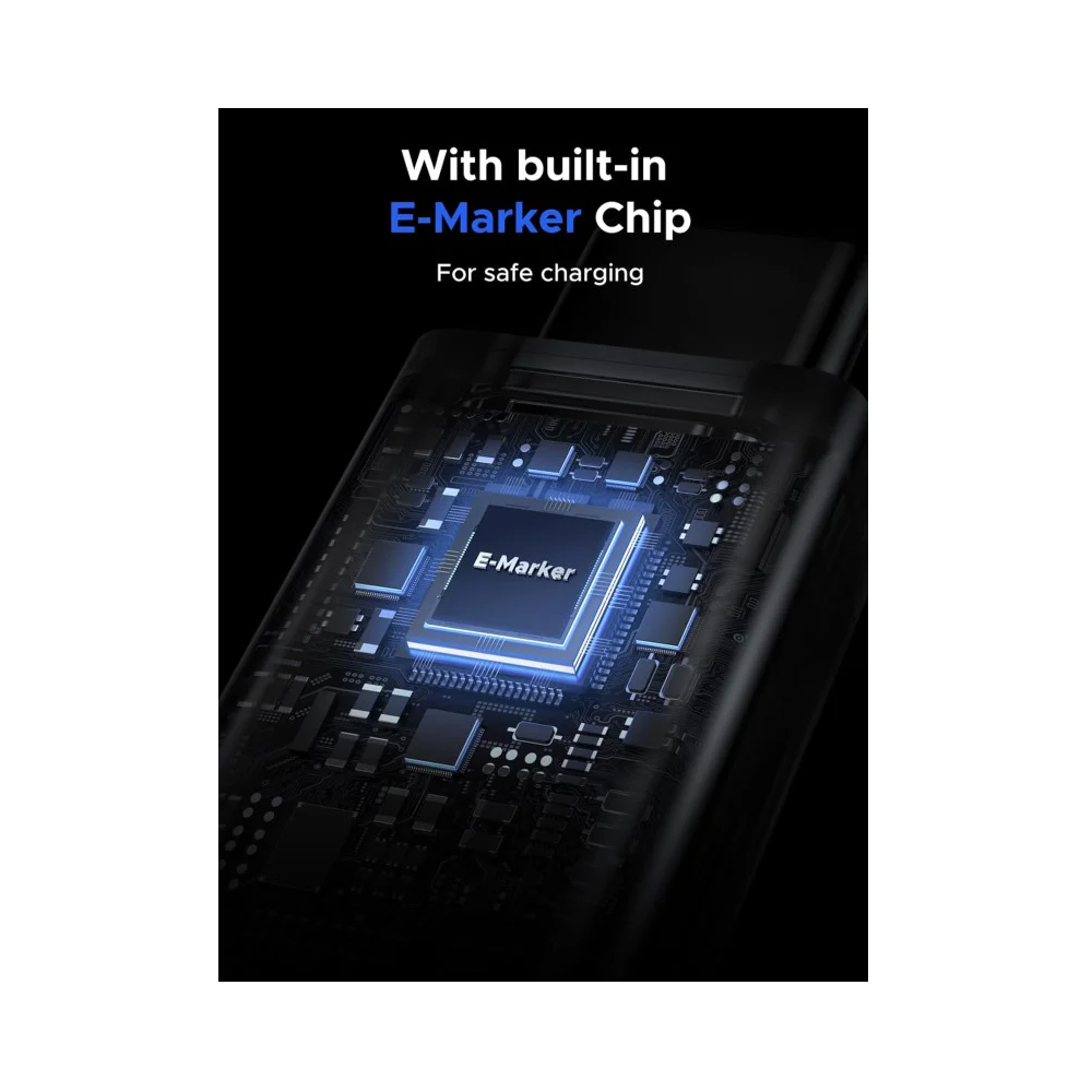 Type-C Thunderbolt 5 Cable UGREEN L703 (45996), 240W, 1m, Black