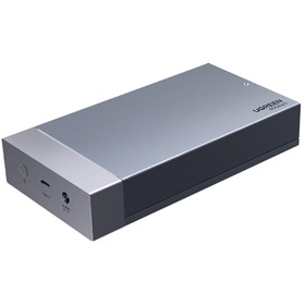 გარე მყარი დისკის ქეისი UGREEN CM847 (65733EU), M.2 NVMe USB4 SSD Enclosure, Grey
