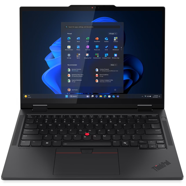 ნოუთბუქი Lenovo 21R3005WGX ThinkPad T14s 2-in-1 G1, 14", Ultra 7-255U, 32GB, 1TB SSD, Integrated, W11P, Black