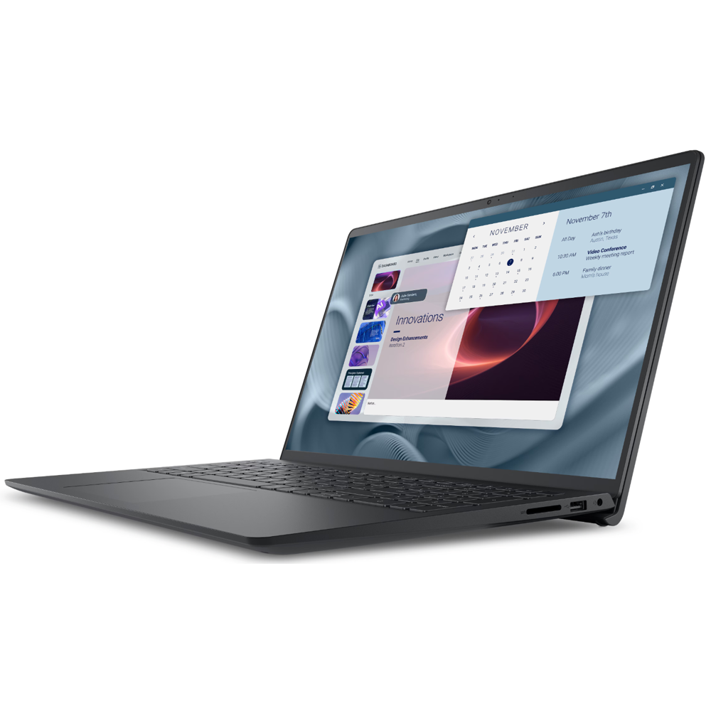 ნოუთბუქი Dell Pro 15 Essential PV15250, 15.6", i5-1334U, 16GB, 512GB SSD, Integrated, Carbon Black