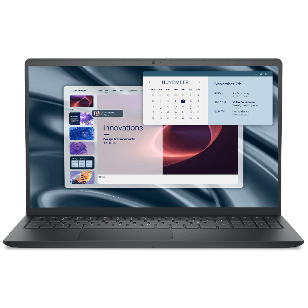 ნოუთბუქი Dell Pro 15 Essential PV15255, 15.6", Ryzen 5-7520U, 16GB, 512GB SSD, Integrated, Carbon Black