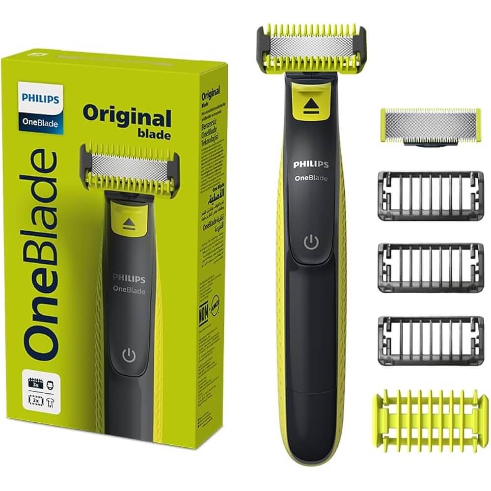Philips OneBlade სახისა და ტანის ტრიმერი QP2824/10 - სველი/მშრალი პარსვა
