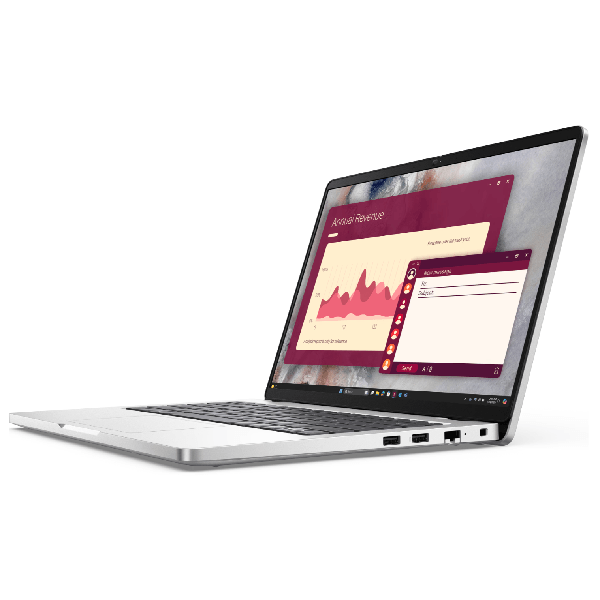 ნოუთბუქი Dell Pro 14 PC14250, 14", Ultra 7-255U, 16GB, 1TB SSD, Integrated, W11P, Silver