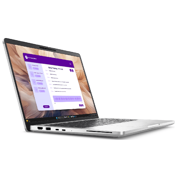 ნოუთბუქი Dell Pro 14 Plus PB14250, 14", Ultra 5-236V, 16GB, 512GB SSD, Integrated, W11P, Silver